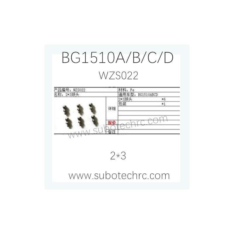 SUBOTECH BG1510A/B/C/D Car Parts WZS022 Screw