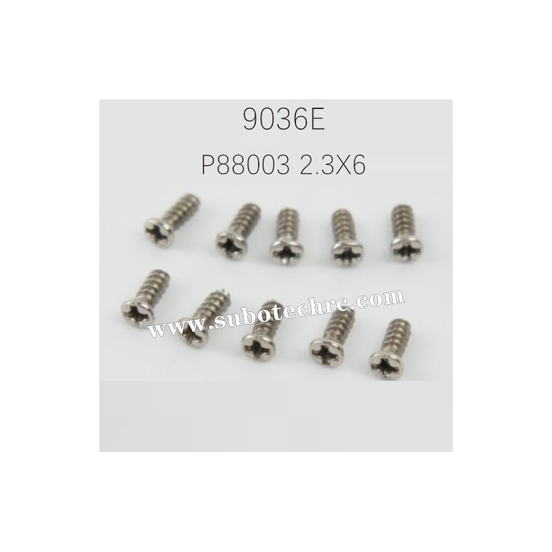 ENOZE 9306E 1/18 Parts 2.3X6 Round Head Screw P88003