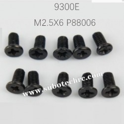 ENOZE 9300E 1/18 Drift Car Parts M2.5X6 Flat Head Screws P88006