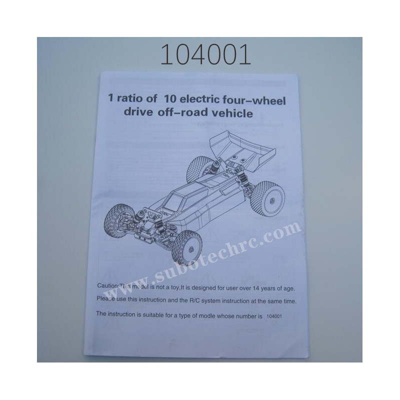 WL-TECH XK 104001 Manual