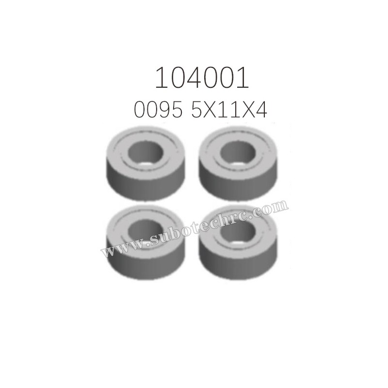 WL-TECH XK 104001 Parts Rolling Bearing 5X11X4 0095