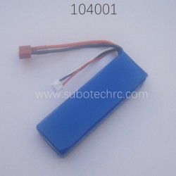 Battery 7.4V 2200mAh Parts for WL-TECH XK 104001