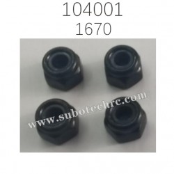 M3 Lock nut 1670 Parts for WL-TECH XK 104001