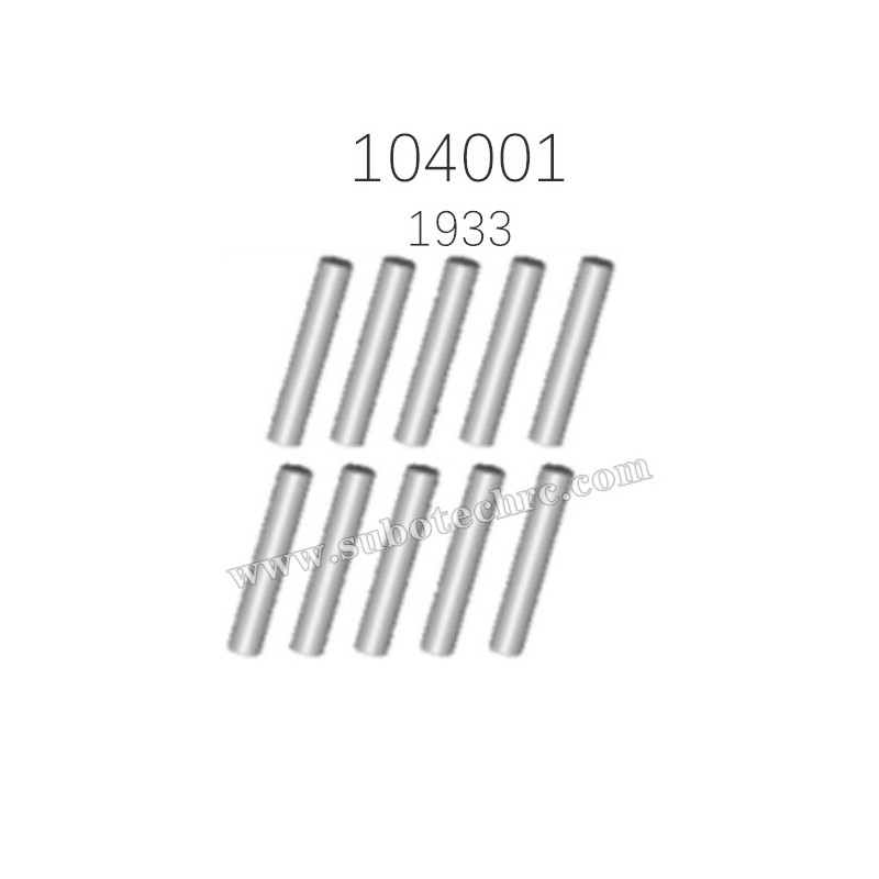 1.5X10MM Pins 1933 Parts for WL-TECH XK 104001 RC Truck