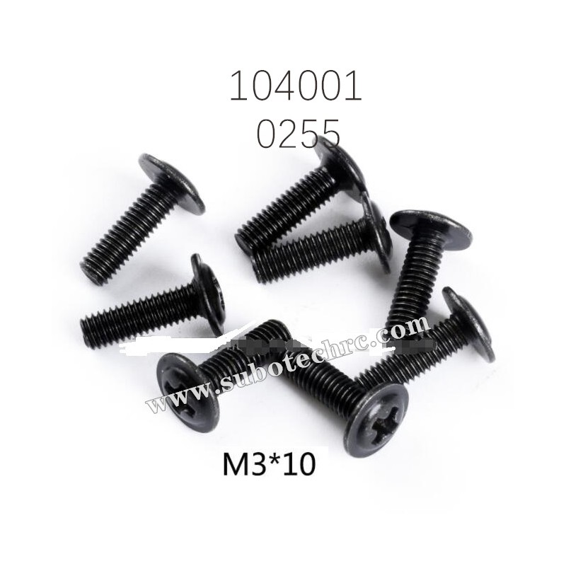 Screws 3X10PWM7 Parts for WL-TECH XK 104001