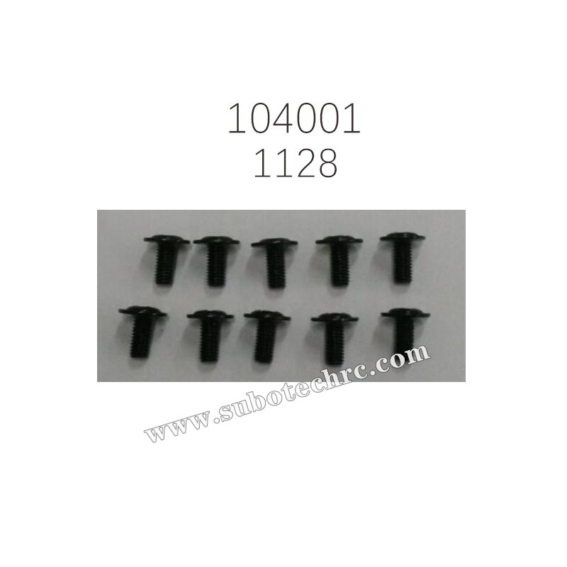 1128 Self-tapping Screws with Round Head ST 2.6x6PWB6 Parts for WL-TECH XK 104001