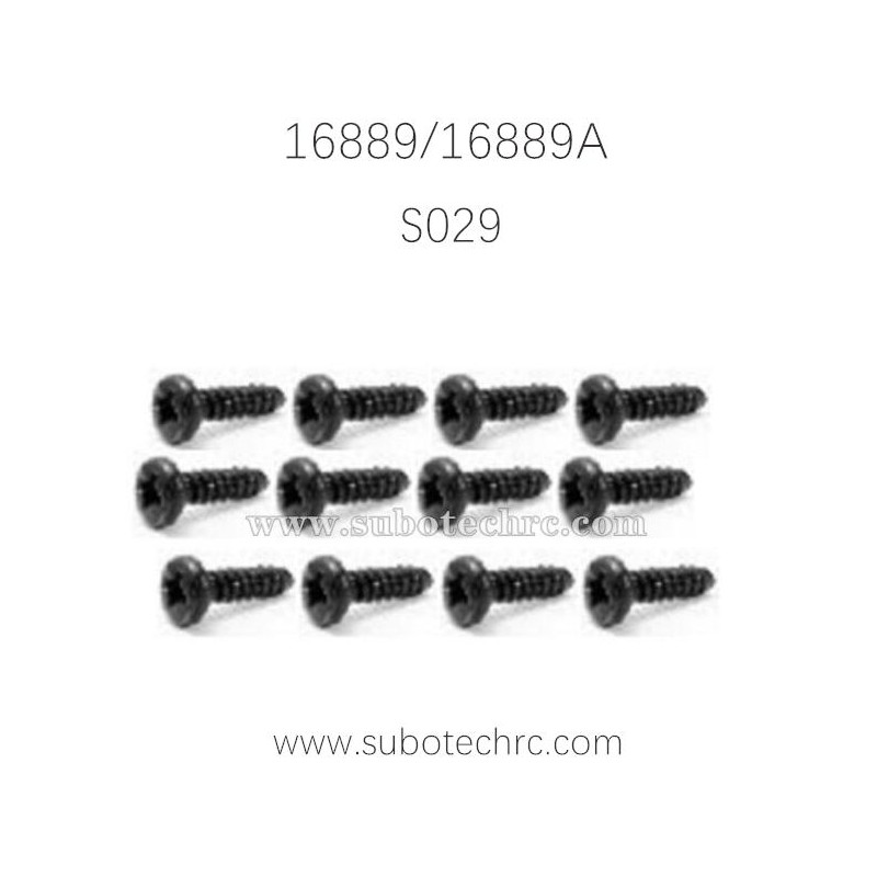 HAIBOXING 16889 Parts Pan Head Self Tapping Screws S029