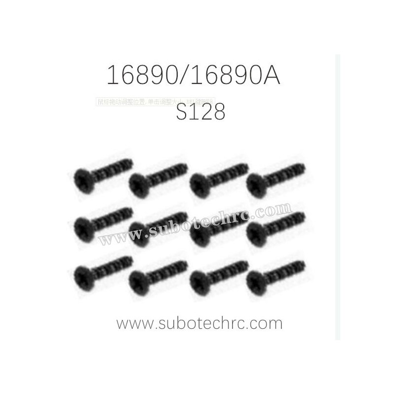 HAIBOXING 16890 16890A Destroyer Parts Countersunk Self Tapping S128