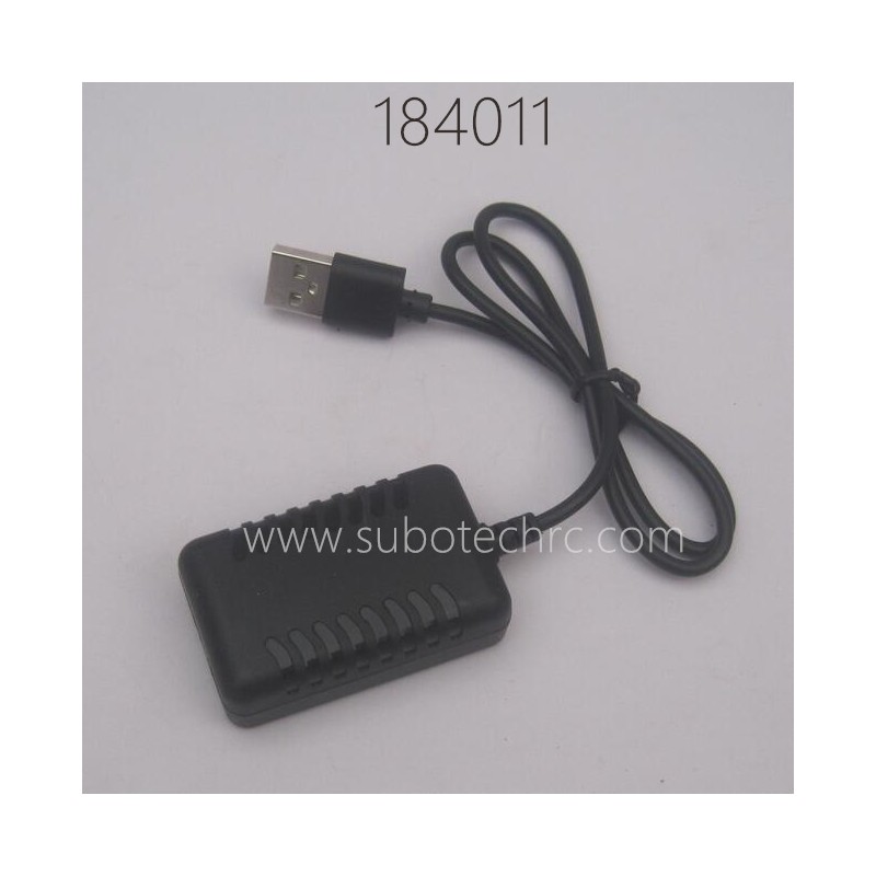 WLTOYS 184011 RC Car Parts 7.4V 2000MaH USB Charger 1374