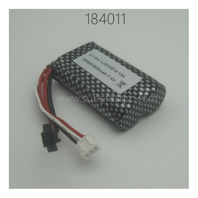 WLTOYS 184011 RC Car Parts Battery 7.4V 900mAh 1986