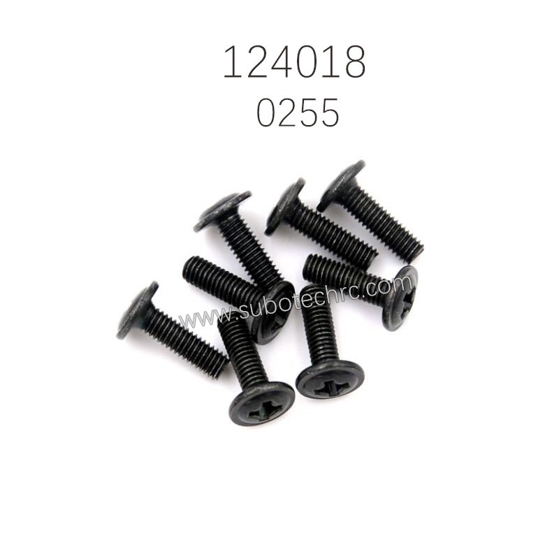 WLTOYS 124018 Parts 0255 3X10PWM7 Screw Assembly