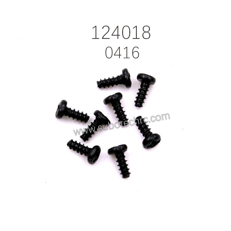 WLTOYS XKS 124018 Parts 0416 Screw Assembly