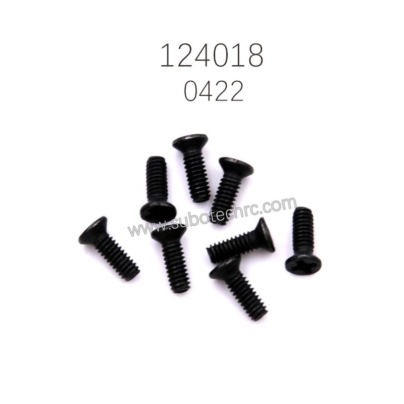 WLTOYS XKS 124018 Parts 0422 2X6KM Screws