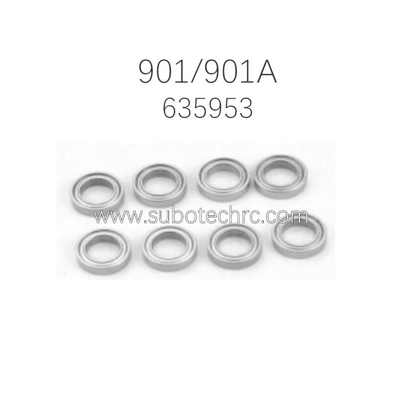 HBX 901 RC Truck Parts Ball Bearings 6.35X9.53X3.17mm 635953