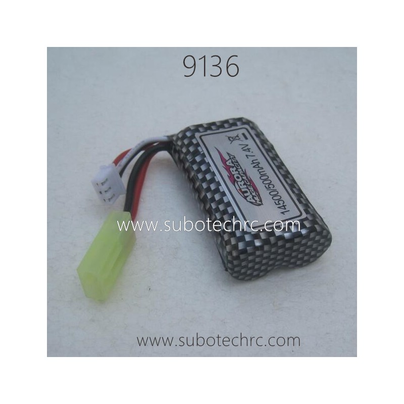 XINLEHONG Toys 9136 1/16 Parts Battery 7.4V 500mAh 30-DJ02