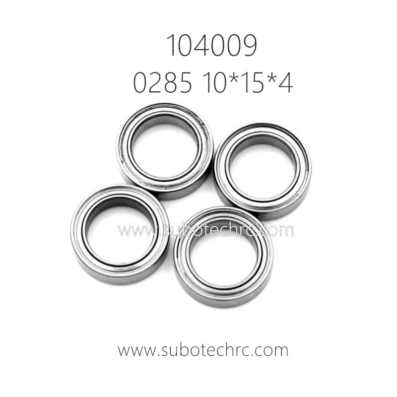 WLTOYS 104009 1/10 RC Truck Parts 0285 Rolling Bearing 10x15x4