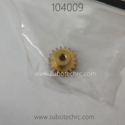 WLTOYS 104009 RC Truck Parts 0297 19T Motor Gear