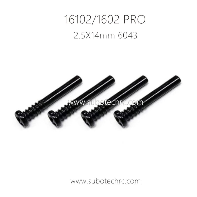 SUCHIYU 16102 PRO RC Car Parts Screw 2.5X14mm 6043