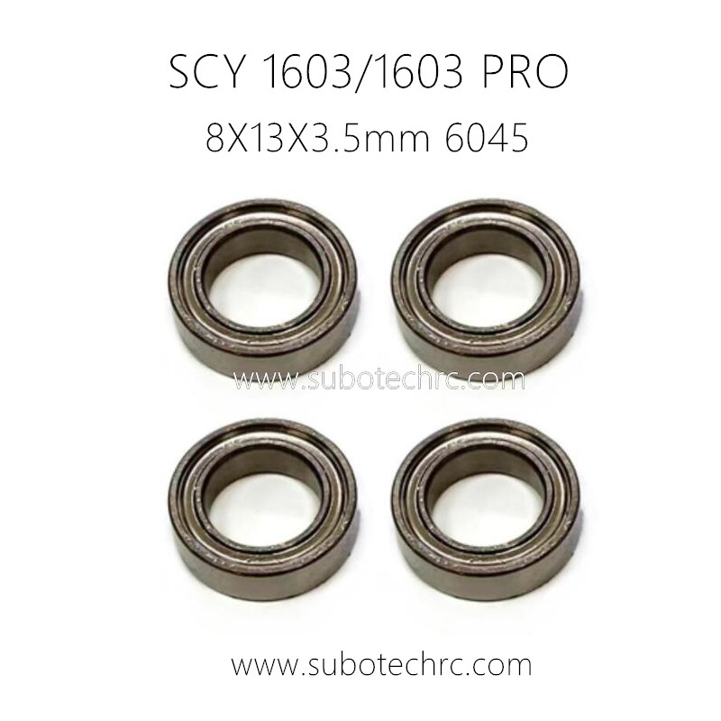 SUCHIYU 16103 PRO RC Car Parts Ball Bearing 8X13X3.5mm 6045