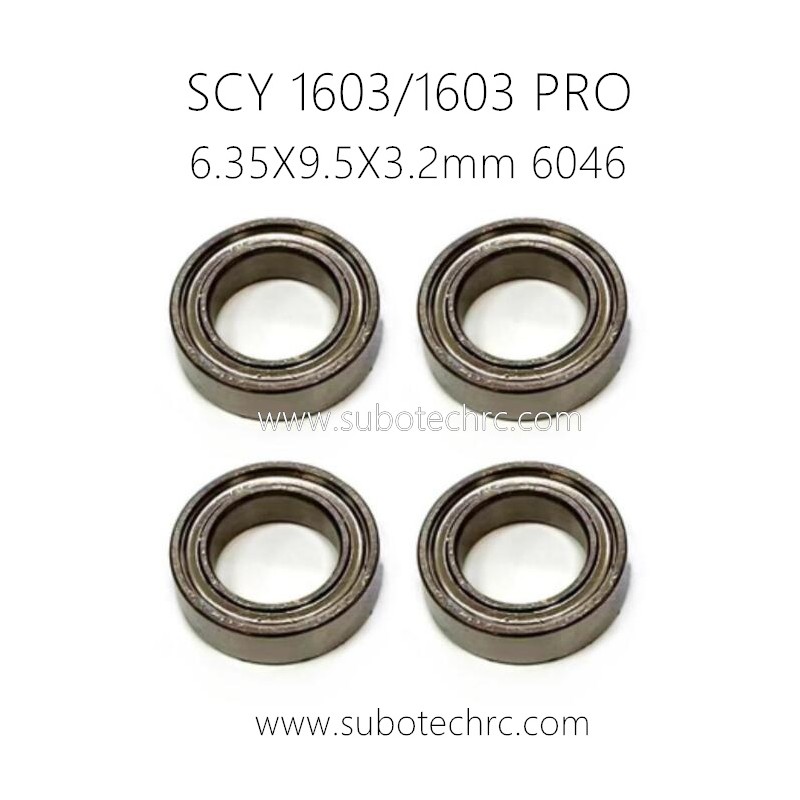 SUCHIYU 16103 PRO RC Car Parts Ball Bearing 6.35X9.5X3.2mm 6046