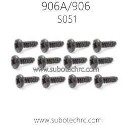 HAIBOXING 906A 906 RC Car Parts Pan head self-tapping Screws S051