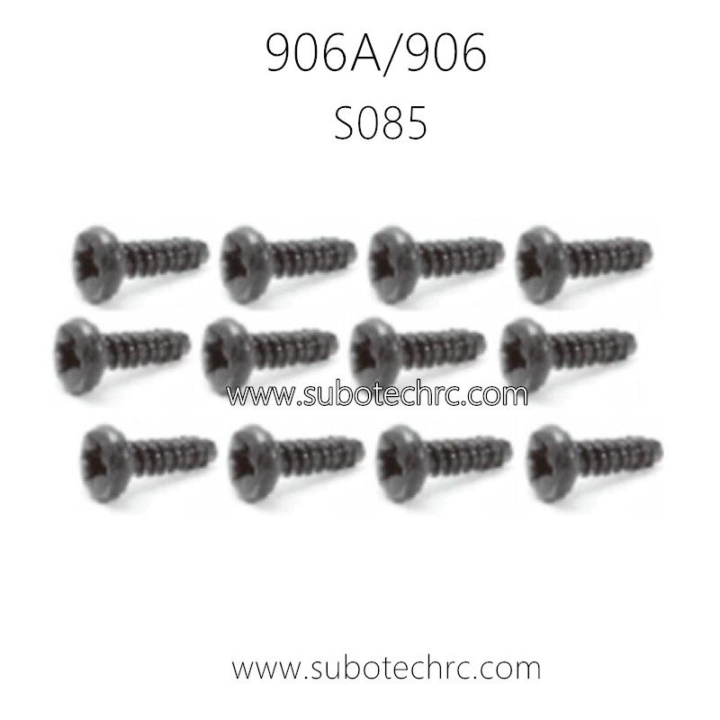 HAIBOXING 906A 906 RC Car Parts Pan head self-tapping Screws S085