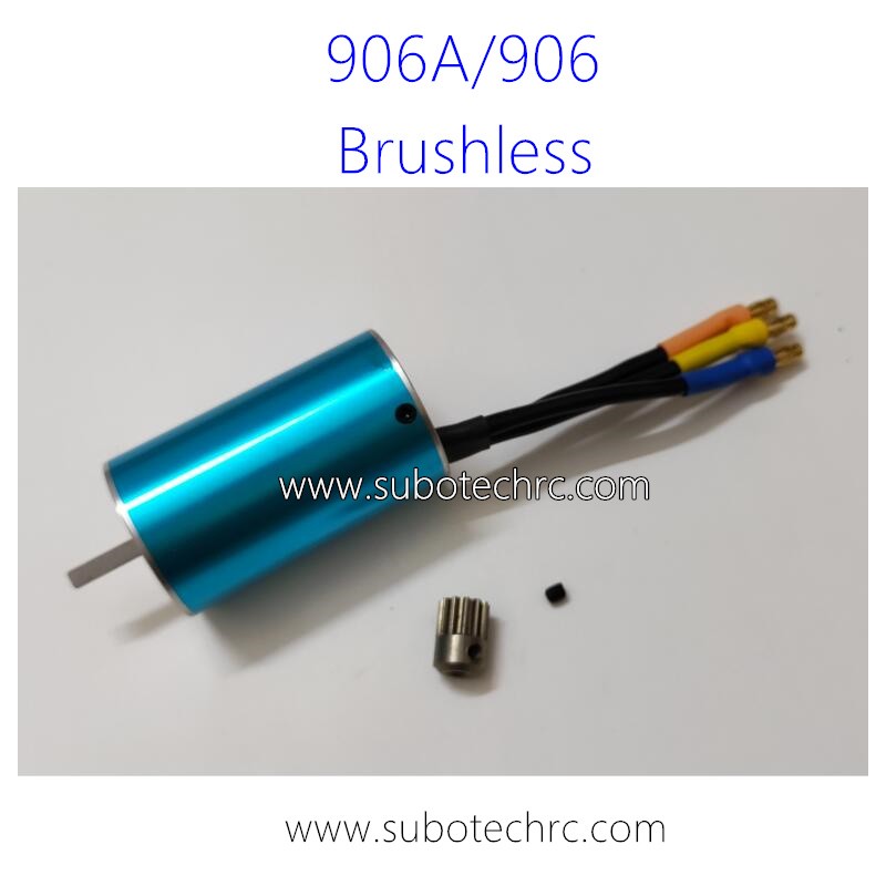 HBX 906A RC Car Parts Brushless Motor 90209+Motor Gear 90212