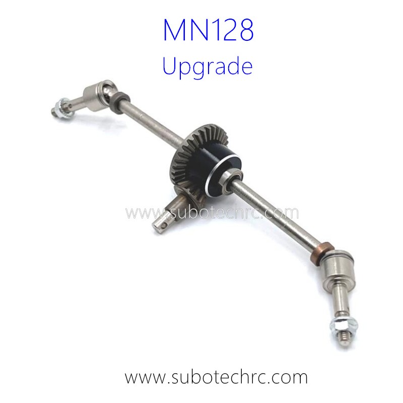 MNMODEL MN128 Upgrade Parts Front Axle Shaft kit with Differential Gear