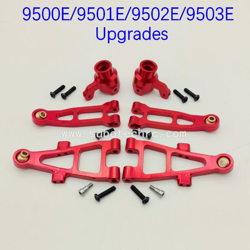 ENOZE 9500E 9501E 9502E 9503E RC Car Upgrade Parts Upper and Lower Swing Arm kit Red